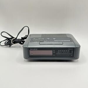 SONY ICF-C240 Dream Machine Alarm Clock Radio AM/FM In Grey